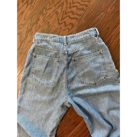 H&M loose high waist light wash jeans size 2 - Picture 7 of 11